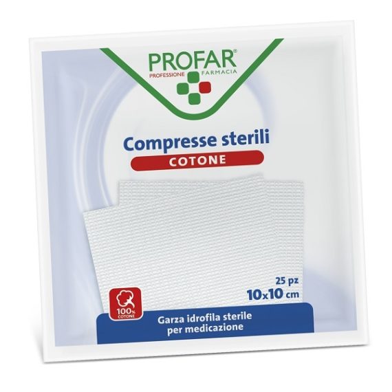 PROFAR GARZA COTONE 10X10 25PZ