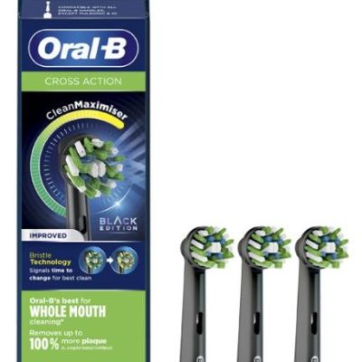 ORALB PW REFILL CROSS BLACK3PZ